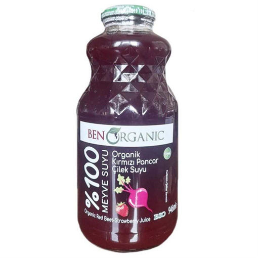 Benorganic Organic Kırmızı Meyveler Karışık Meyve Suyu 946 Ml nin resmi