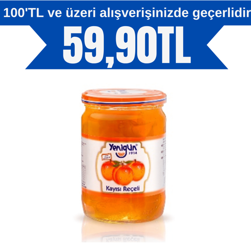 Yenigün Kayısı Reçeli 380 gr nin resmi