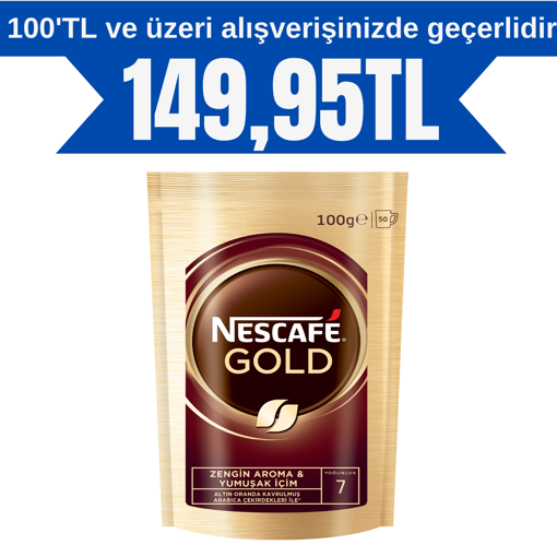 Nescafe Gold 100 Gr nin resmi