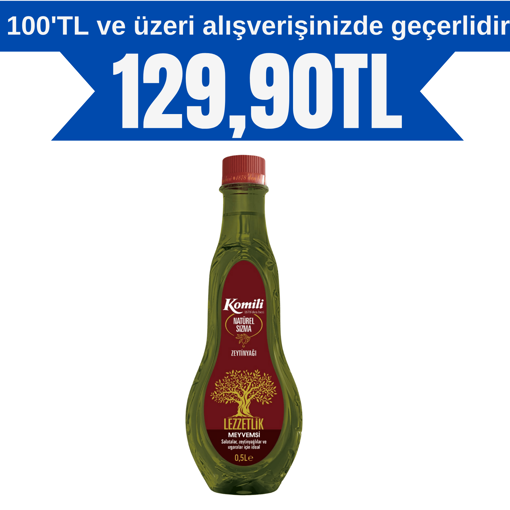 Komili Sızma Zeytin Yağı  1/2 Lt nin resmi