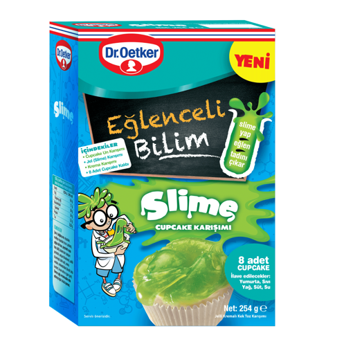 Dr. Oetker Slime Eğlenceli Bilim Cupcake 245 Gr nin resmi