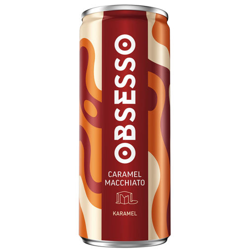Obsesso Caramel Macchiato Soğuk Kahve 0.25L nin resmi